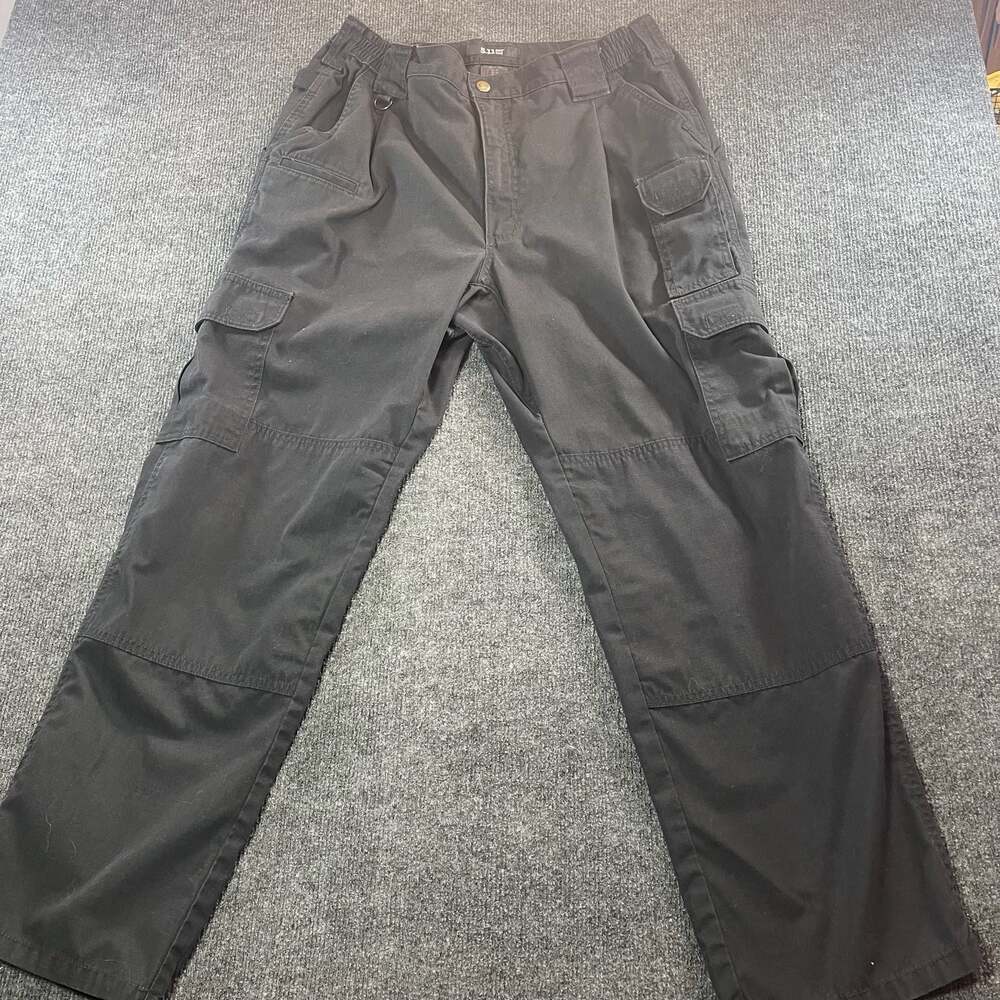 5.11 Tactical Series Men's Black Cargo Pants Size 36x30 Workwear Utility